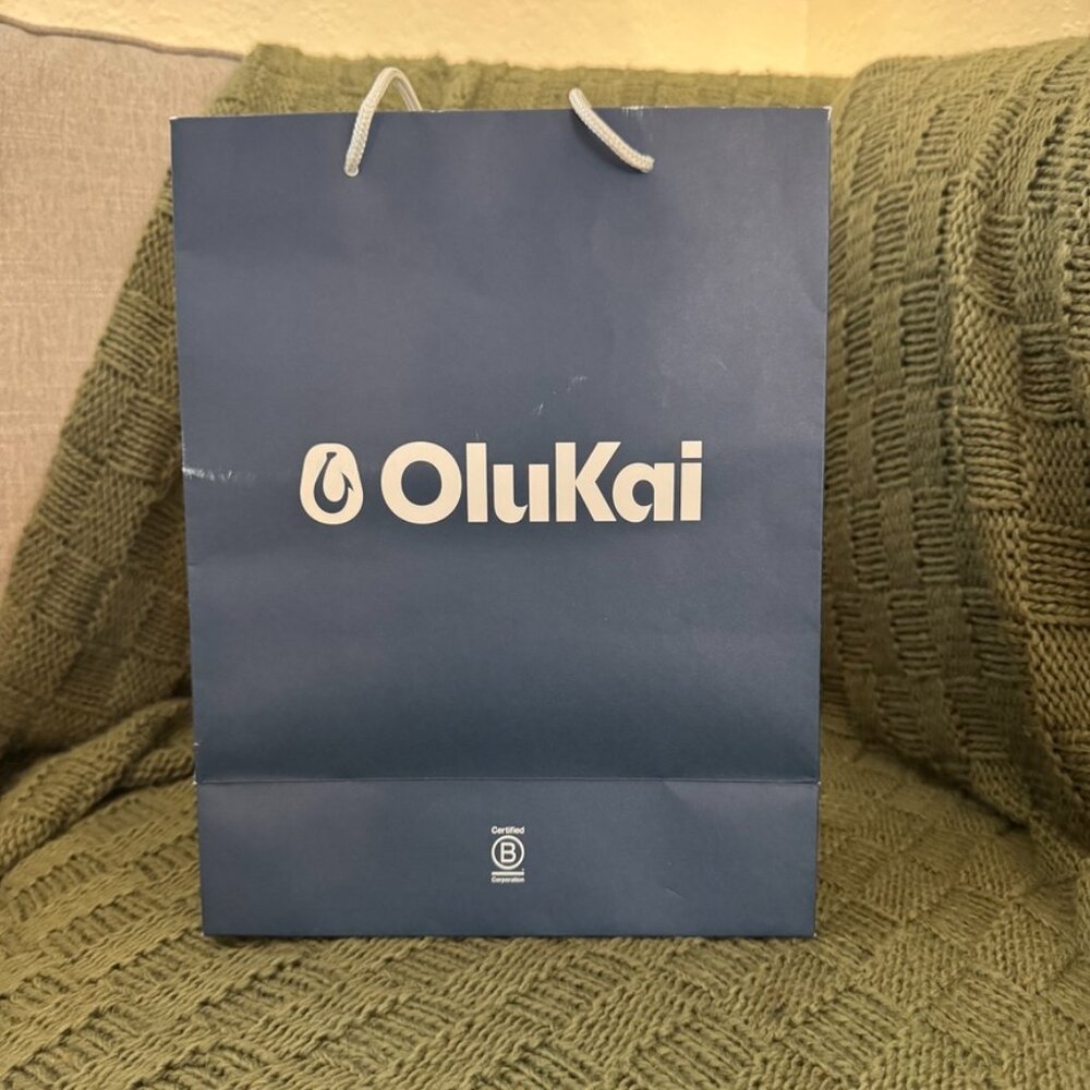 OluKai Branded Paper Shopping Bag | Medium/Large